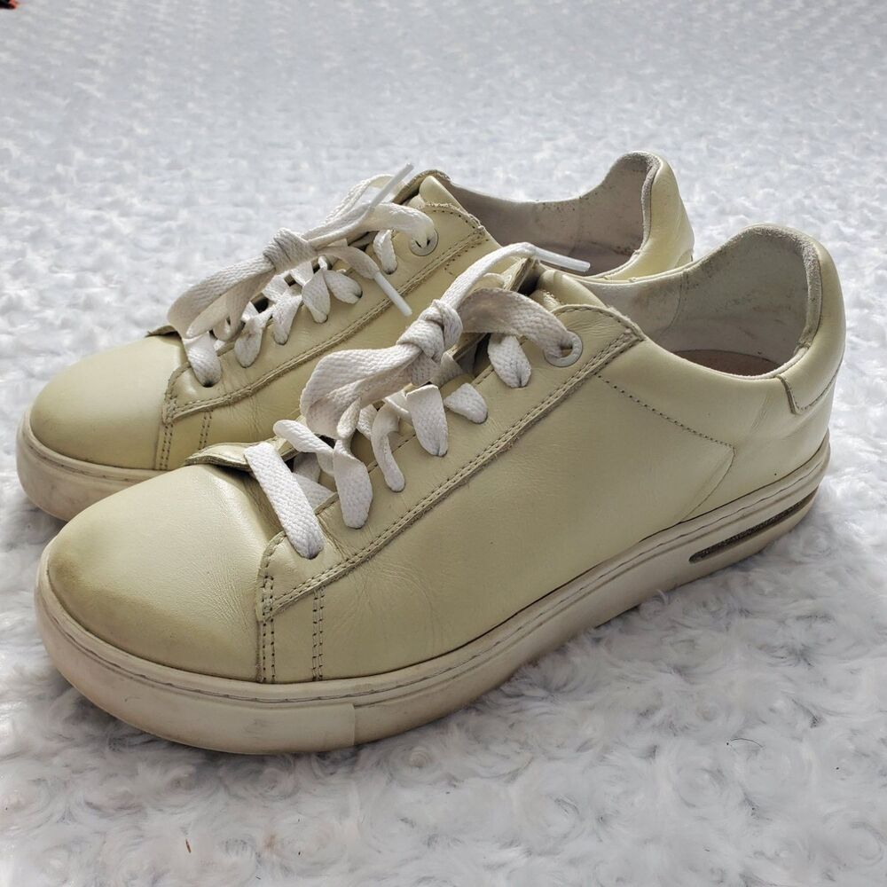 Birkenstock Bend Low Womens Size 7 Yellow Top Sneakers Uppers Leather Athletic